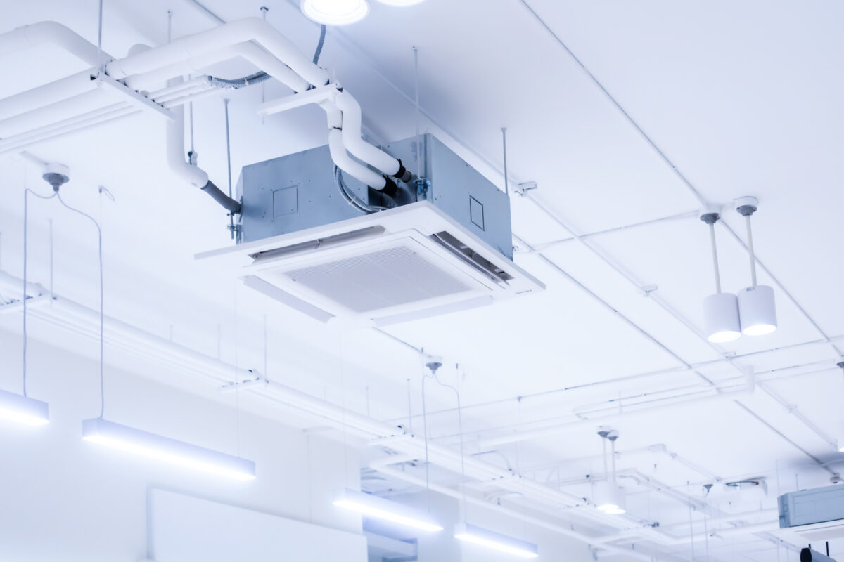 Ceiling Mounted Air Conditioning Installation